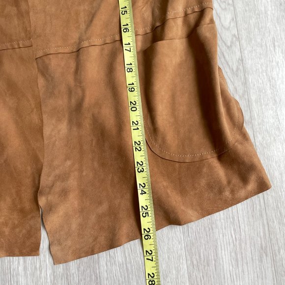 Seventy Sergio Tegon Suede Jacket Camel Size IT 44 US Medium - Picture 9 of 16